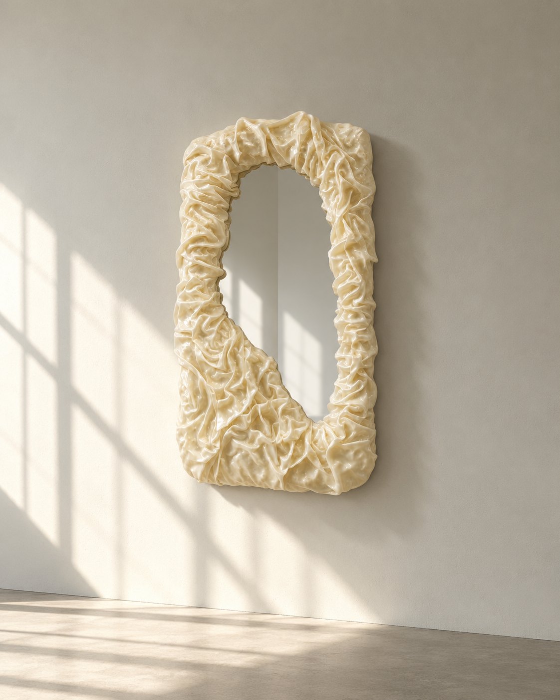Sura Mirror, White