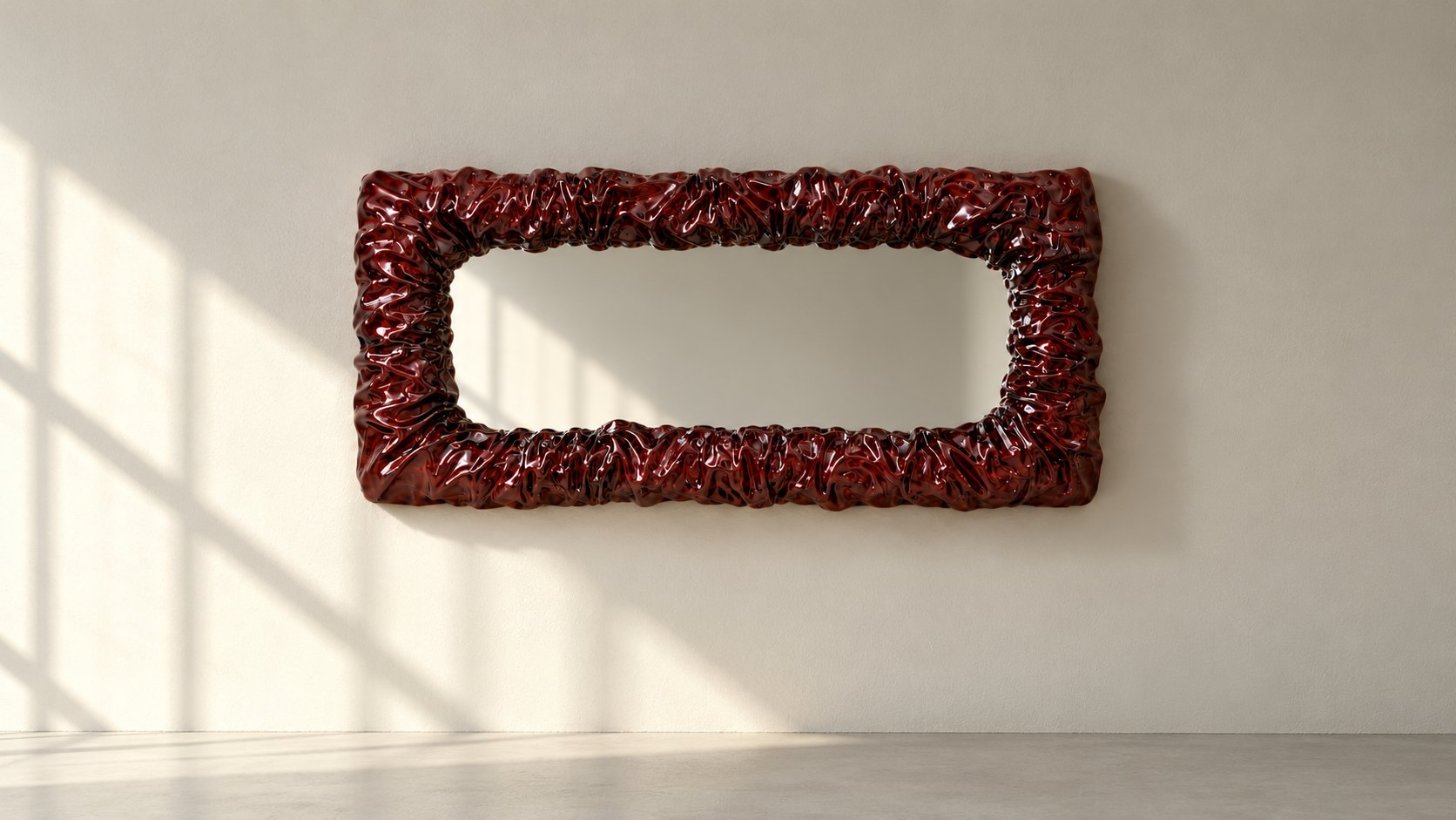 Sura Mirror, Chocolate Brown